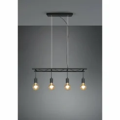 Luminaires Reality Suspensions|Suspension Reality Ladder Noir, 4 lumières