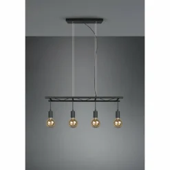 Luminaires Reality Suspensions|Suspension Reality Ladder Noir, 4 lumières