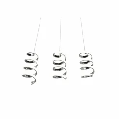 Luminaires Reality Éclairage Led|Suspension Reality Laola LED Chrome, 3 lumières