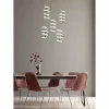 Luminaires Reality Suspensions|Suspension Reality Laola LED Chrome, 5 lumières