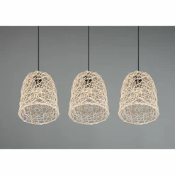 Luminaires Reality Suspensions|Suspension Reality Lovis Noir, 3 lumières