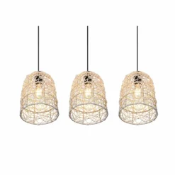 Luminaires Reality Suspensions|Suspension Reality Lovis Noir, 3 lumières