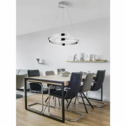Luminaires Reality Éclairage Led|Suspension Reality Parma LED Chrome, 1 lumière