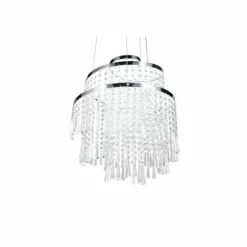 Luminaires Reality Éclairage Led|Suspension Reality POMP LED Chrome, 1 lumière, Télécommandes