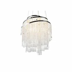 Luminaires Reality Éclairage Led|Suspension Reality POMP LED Chrome, 1 lumière, Télécommandes