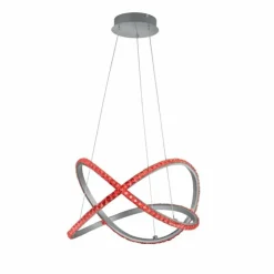 Luminaires Reality Éclairage Led|Suspension Reality Rubin LED Aluminium, 1 lumière, Télécommandes, Changeur de couleurs