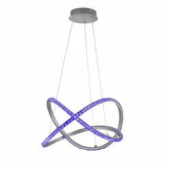 Luminaires Reality Éclairage Led|Suspension Reality Rubin LED Aluminium, 1 lumière, Télécommandes, Changeur de couleurs