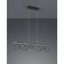Luminaires Reality Éclairage Led|Suspension Reality Saba LED Noir, 1 lumière