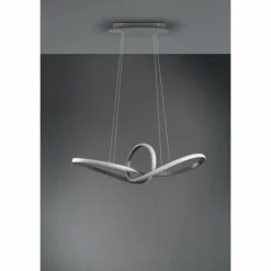 Luminaires Reality Éclairage Led|Suspension Reality Sansa LED Nickel mat, 1 lumière