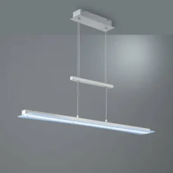 Luminaires Reality Suspensions|Suspension Reality SMASH LED Nickel mat, 1 lumière