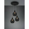 Luminaires Reality Suspensions|Suspension Reality Sprout Noir, 3 lumières