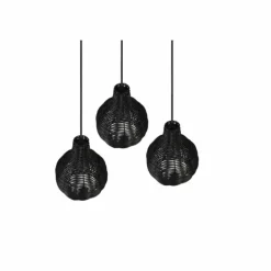 Luminaires Reality Suspensions|Suspension Reality Sprout Noir, 3 lumières