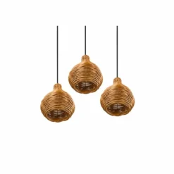 Luminaires Reality Suspensions|Suspension Reality Sprout Noir, 3 lumières
