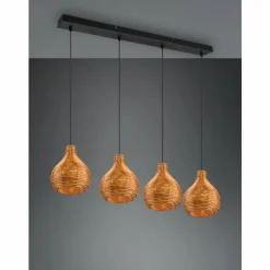 Luminaires Reality Suspensions|Suspension Reality Sprout Noir, 4 lumières
