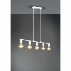 Luminaires Reality Suspensions|Suspension Reality Vannes Blanc, 5 lumières