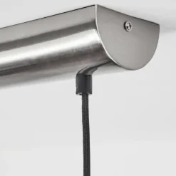hofstein Suspensions|Suspension Rodeche LED Argenté, 1 lumière