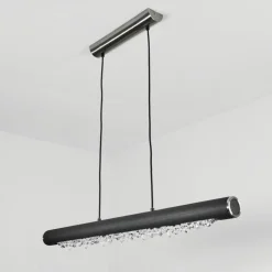 hofstein Suspensions|Suspension Rodeche LED Argenté, 1 lumière