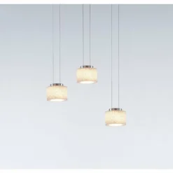 Luminaires Serien Lighting Éclairage Led|Suspension Serien Lighting REEF LED Acier inoxydable, 1 lumière