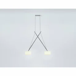 Luminaires Serien Lighting Éclairage Led|Suspension Serien Lighting TWIN LED Chrome, 2 lumières
