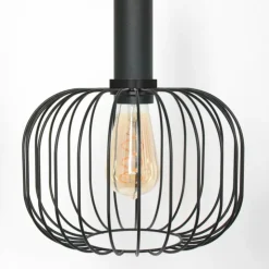 Luminaires Steinhauer Suspensions|Suspension Steinhauer Aureole Noir, 6 lumières