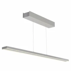 Luminaires Steinhauer Suspensions|Suspension Steinhauer Bande LED Acier brossé, 4 lumières
