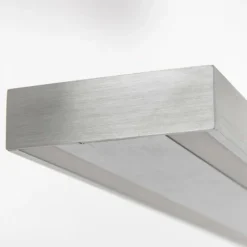 Luminaires Steinhauer Suspensions|Suspension Steinhauer Bande LED Acier brossé, 4 lumières