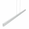 Luminaires Steinhauer Suspensions|Suspension Steinhauer Bande LED Acier brossé, 4 lumières