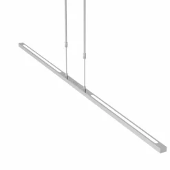 Luminaires Steinhauer Éclairage Led|Suspension Steinhauer Bande LED Acier brossé, 3 lumières