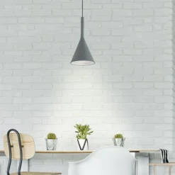 Luminaires Steinhauer Suspensions|Suspension Steinhauer Cornucopia Gris, 1 lumière