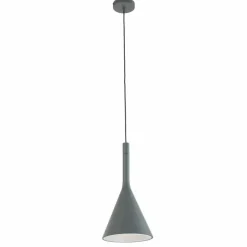 Luminaires Steinhauer Suspensions|Suspension Steinhauer Cornucopia Gris, 1 lumière