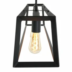 Luminaires Steinhauer Suspensions|Suspension Steinhauer Mats Noir, 4 lumières