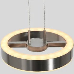 Luminaires Steinhauer Éclairage Led|Suspension Steinhauer Piola LED Acier brossé, 2 lumières