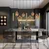 Luminaires Steinhauer Éclairage Led|Suspension Steinhauer Reflexion LED, 9 lumières