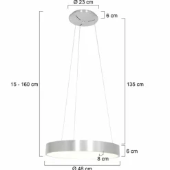 Luminaires Steinhauer Éclairage Led|Suspension Steinhauer Ringlede Noir, 1 lumière
