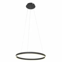 Luminaires Steinhauer Éclairage Led|Suspension Steinhauer Ringlux LED Noir, 2 lumières