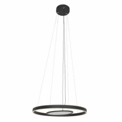 Luminaires Steinhauer Éclairage Led|Suspension Steinhauer Ringlux LED Noir, 3 lumières