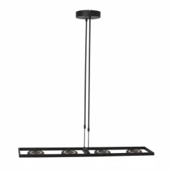 Luminaires Steinhauer Éclairage Led|Suspension Steinhauer Soleil LED Noir, 4 lumières