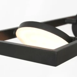 Luminaires Steinhauer Éclairage Led|Suspension Steinhauer Soleil LED Noir, 4 lumières