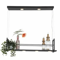 Luminaires Steinhauer Suspensions|Suspension Steinhauer Tør LED Noir, 6 lumières