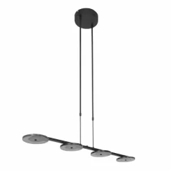 Luminaires Steinhauer Éclairage Led|Suspension Steinhauer Turound LED Noir, 4 lumières