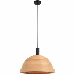 Luminaires Steinhauer Suspensions|Suspension Steinhauer Veneer Noir, 1 lumière