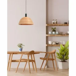 Luminaires Steinhauer Suspensions|Suspension Steinhauer Veneer Noir, 1 lumière