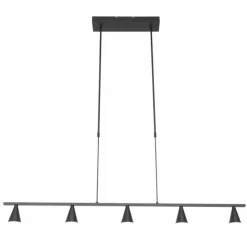 Luminaires Steinhauer Suspensions|Suspension Steinhauer Vortex Noir, 5 lumières