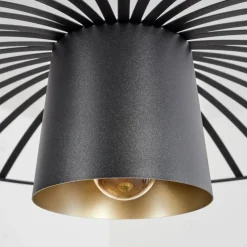 hofstein Suspensions|Suspension Tanakou Noir, 1 lumière