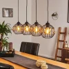 hofstein Suspensions|Suspension Tawasu Noir, 4 lumières