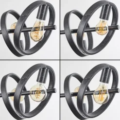 hofstein Suspensions|Suspension Theareabarivat Anthracite, 6 lumières