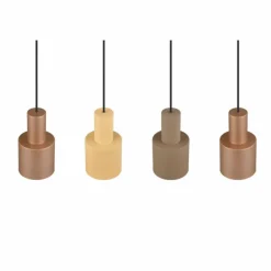 Luminaires Trio Suspensions|Suspension Trio AGUDO Noir, 4 lumières