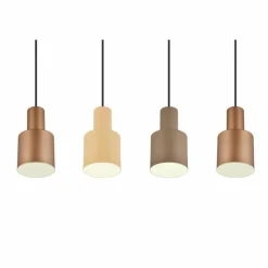 Luminaires Trio Suspensions|Suspension Trio AGUDO Noir, 4 lumières