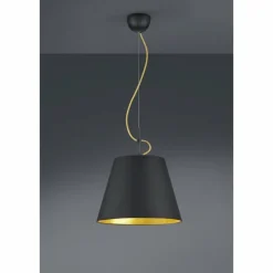 Luminaires Trio Suspensions|Suspension Trio ANDREUS Noir, 1 lumière