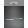 Luminaires Trio Suspensions|Suspension Trio Belfast LED Nickel mat, 1 lumière